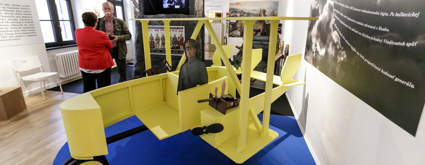 This interactive exhibition teaches kids in a playful and "hands-on" way the events and facts happening 100 years ago, when the Czechoslovak Republic was founded.