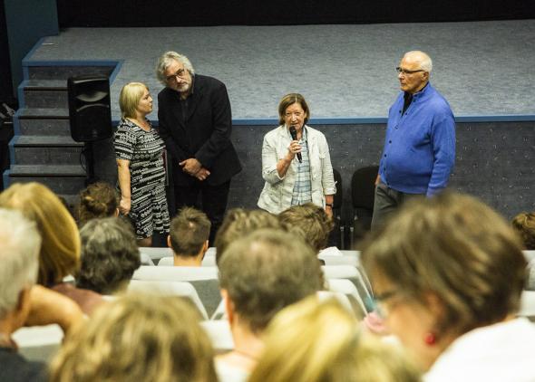 Uvedenie filmu Cervená korytnačka autorom Michael Dudok de Witom, s úvodom filmového historika Giannalberta Bendazziho